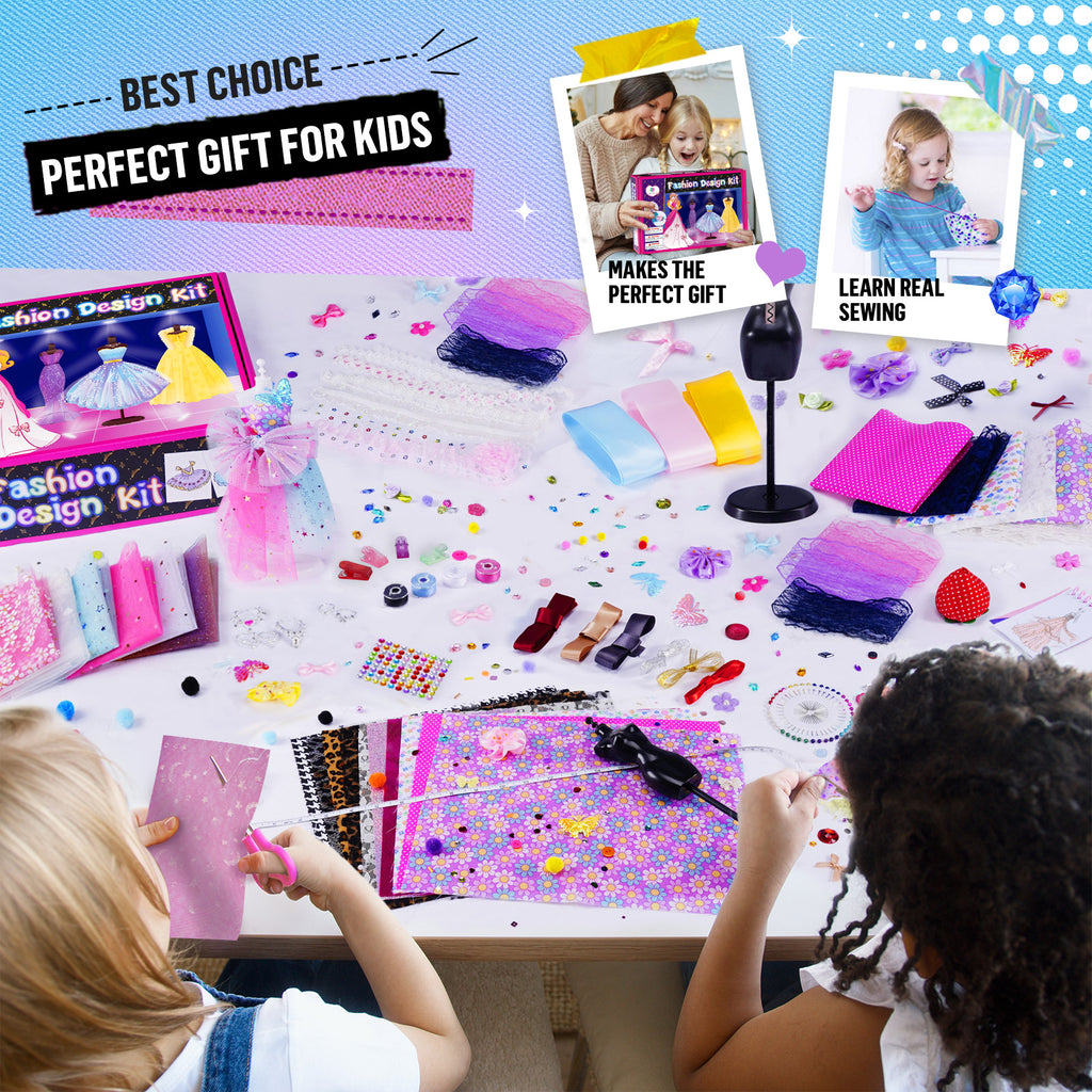Fashion Designer Kit for Kids. Learn to Create Designs Quickly, Sew,  Decorate & Re-Design (NZ Only) - Chooice